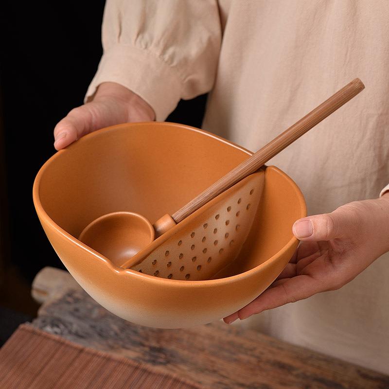 新款紫砂围炉煮茶器耐高温分格设计可火锅泡茶器户外露营茶具套装
