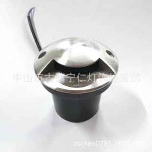3W5W埋地灯一透光、直径100地埋灯侧发光、LED不锈钢龟背灯