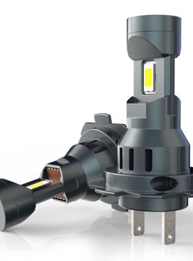 新款大功率直插式H4H7H11改装高亮解码大灯雾灯灯泡led汽车大灯