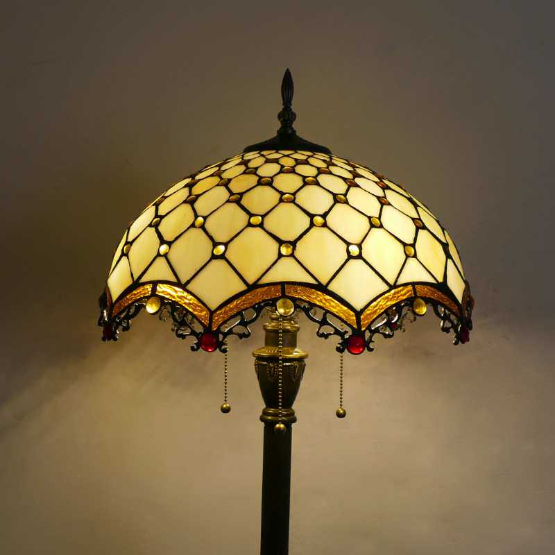 北欧简约轻奢落地灯床头立灯卧室书房客厅装饰灯罩跨境电商玻璃灯