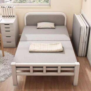 单人床家用折叠床出租房小床卧室加床一米二简易床成人1米5双人床