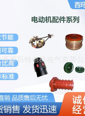 西安泰富西玛电机风叶 轴承保护套 炭刷 换向器 滑环等电动机配件