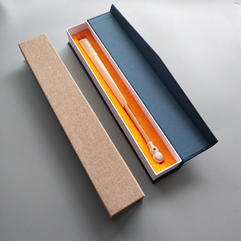 7寸8寸9寸1g0寸折扇盒子 宣纸扇锦盒 扇子礼品盒亚麻扇盒可接订制