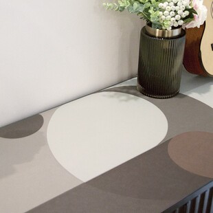 轻奢边角柜皮革垫子防水防油免洗电视柜长方形防尘垫厨房餐桌台布