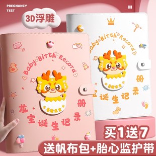 龙宝宝孕检收纳册产检孕期档案册孕妈妈怀孕记录册报告单资料收纳