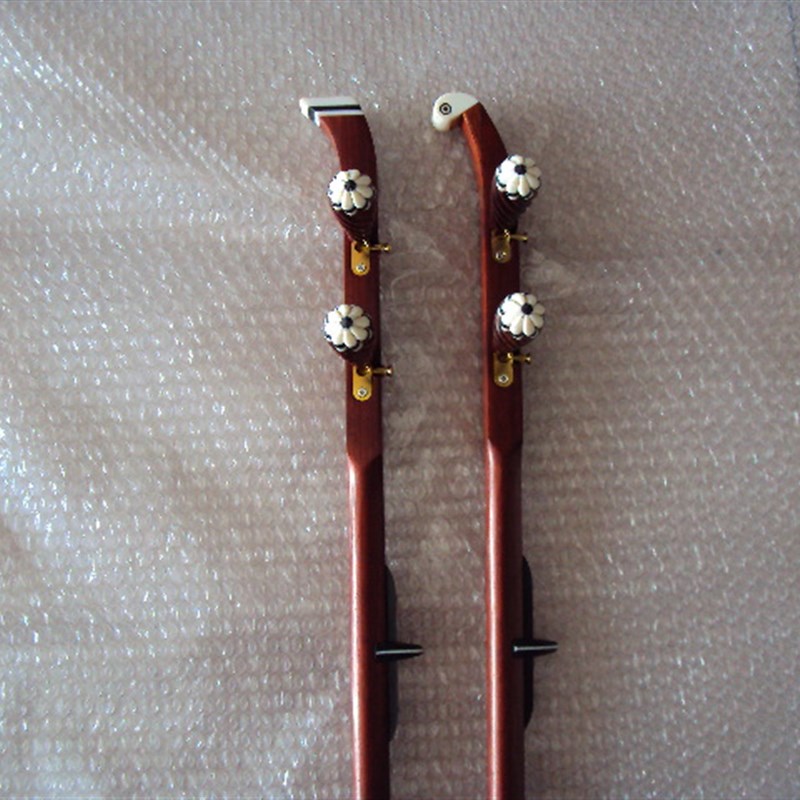 秦腔板胡琴杆 红木秦腔板胡杆  卷书头 平头板胡杆 高音杆  扁杆
