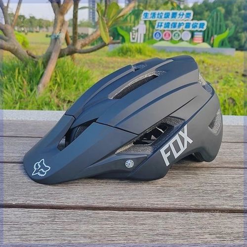 FOX头盔骑行装备山地自行车半盔速降越野盔一体成型通用安全帽男