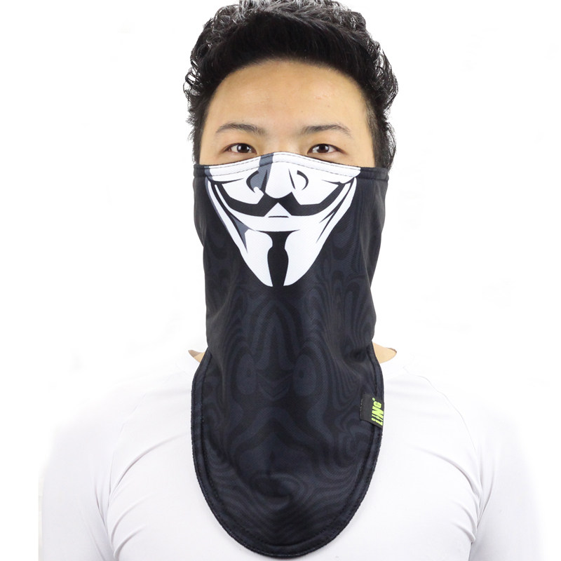 滑雪面罩骑行口罩防风防寒保暖男女三角巾抓绒男女脖套运动儿童冬