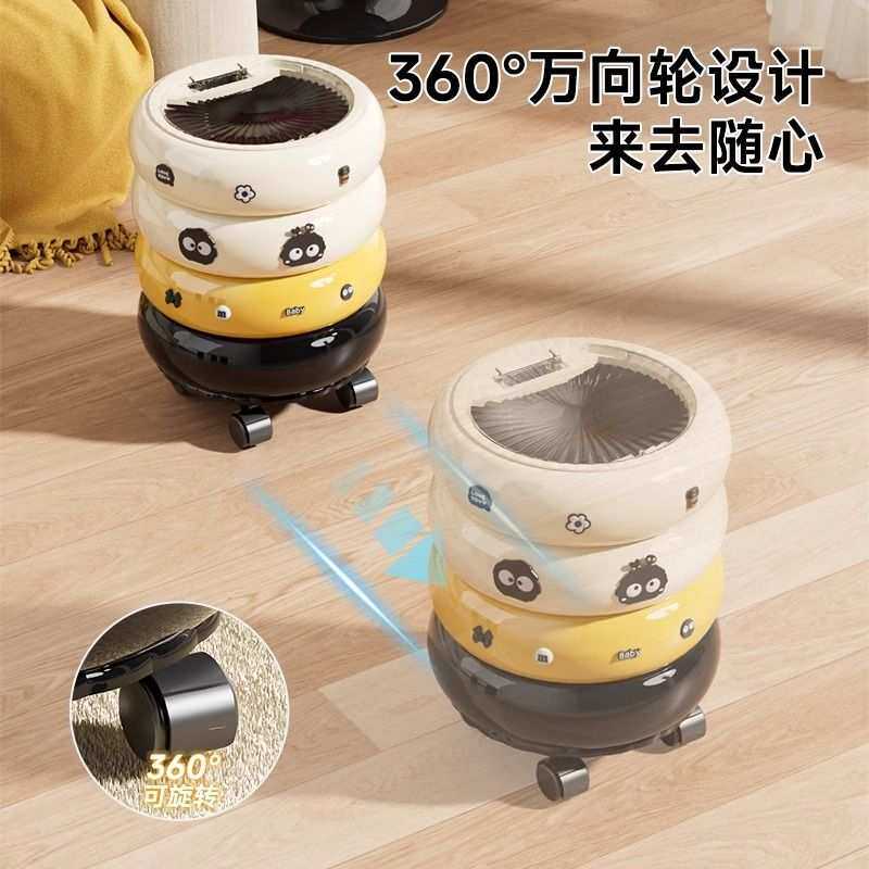 带盖滑轮垃圾桶家用客厅轻奢高档高颜值厨房卫生间可移动垃圾桶