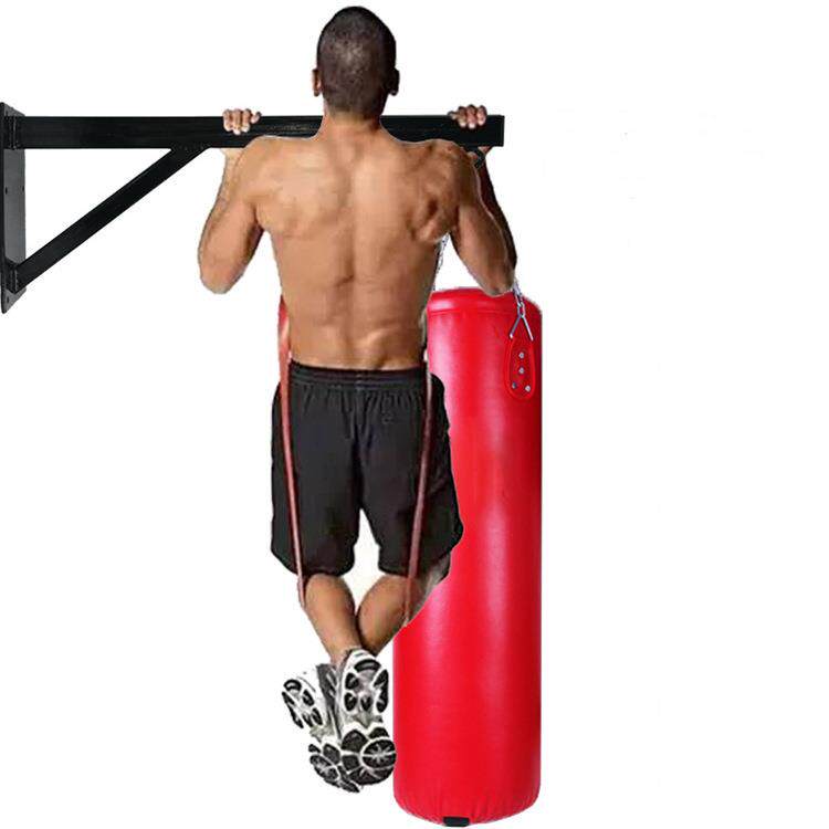 60cm臂长加厚型拳击沙袋壁挂式支架墙上沙包屋顶吊架加重铁固定架