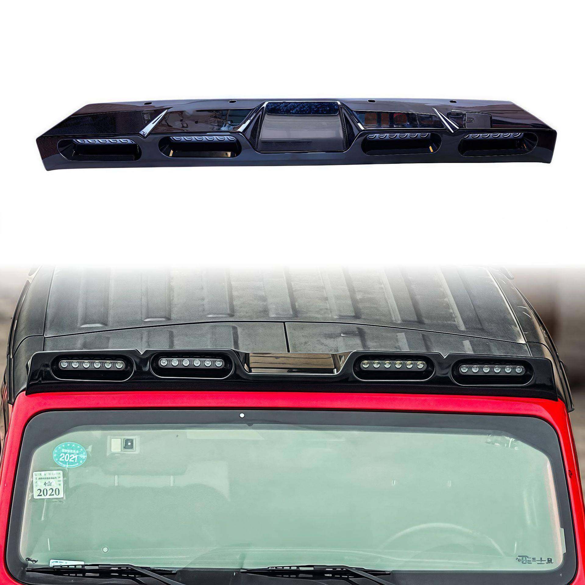 前翼适用18-24吉普JL牧马人四眼顶灯LED顶灯角斗士车顶探照灯,收纳整理,烫衣板及配件,淘宝优惠券,粉丝福利购,淘宝优惠卷