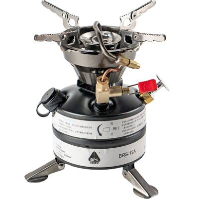 野战油炉野营一体猛火汽油炉登山队户外炉具BRS-12A