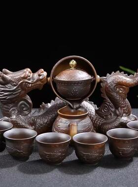 整茶具懒人家用简约自办公创意茶器陶套瓷半冲全动泡82876茶器茶