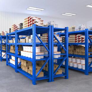 现货仓库仓储货架多层储轻重仓货架快递库型房物储无品牌/架置物