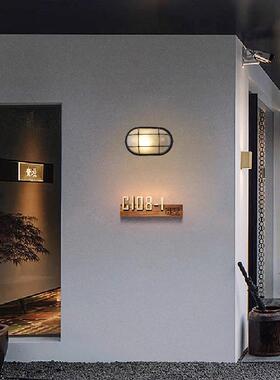 室外庭院店阳台广告牌13818工作台室铺牌墙壁灯大门门口外墙露防