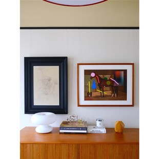 游吟诗人中古风马图组合画老钱风挂画小众艺术设计师高级感装 饰画