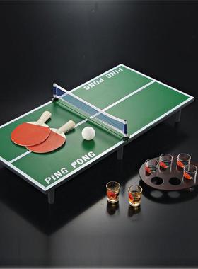 乒乓球台家用室外迷你球桌户外拼乓球台桌面游戏室内儿童道具桌上