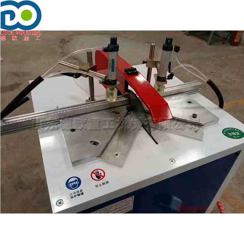 金属制品PVC材料切割机 铝型材门窗切角机 橱柜门晶钢门锯切机