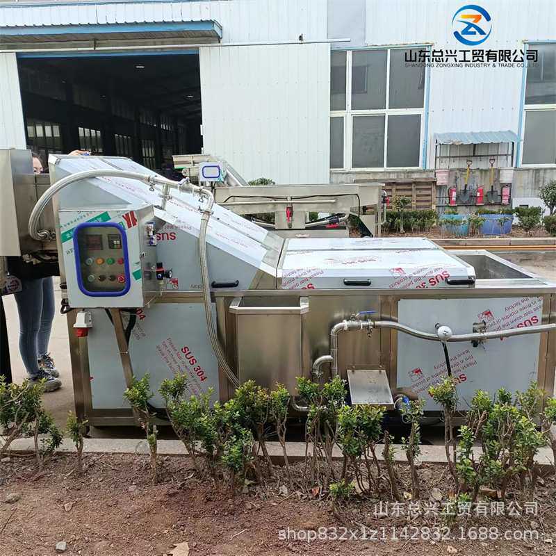 丸子鱼豆腐全自动蒸煮漂烫机 预制菜漂烫生产线 粽子玉米预煮设备