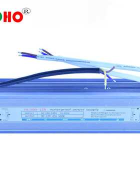 原装超薄防水电源12V24V500W变压器 24V12V500W户外恒压LED电源