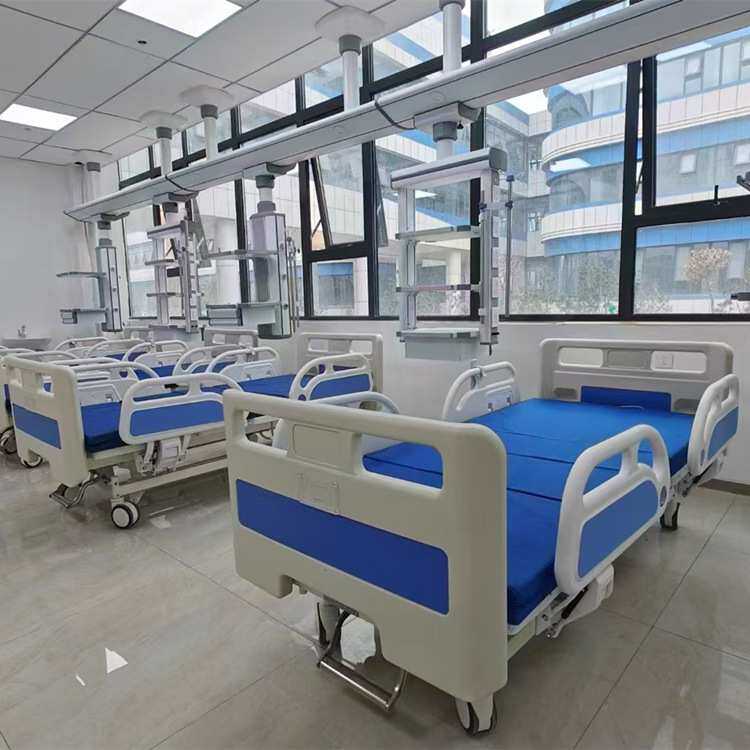 ICU电动病床多功能整体升降前后左右倾斜重症监护室电动护理床