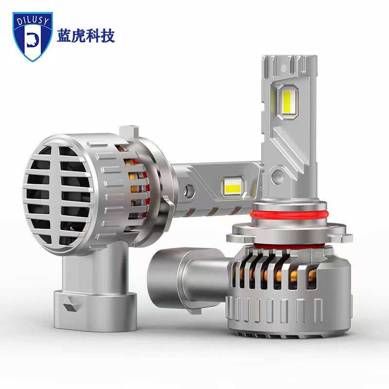 130W汽车LED大灯H4直插LED灯远近光一体灯大功率车灯高亮度前照灯