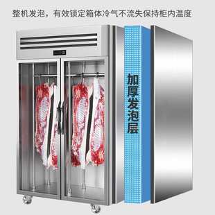 挂肉柜商用保鲜柜鲜肉冷冻冰柜熟藏立式冷猪羊牛鲜吊肉排酸展示柜