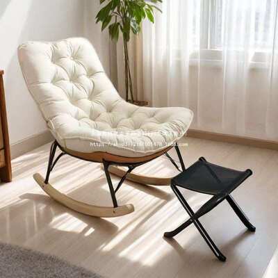 摇摇摇椅躺椅家用大人客厅单人轻奢沙发椅懒人阳台逍遥休闲椅子