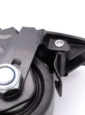 SK6-U6593S/UC6593S工业脚轮2.5寸M16丝杆万向轮重型脚轮推车轮子