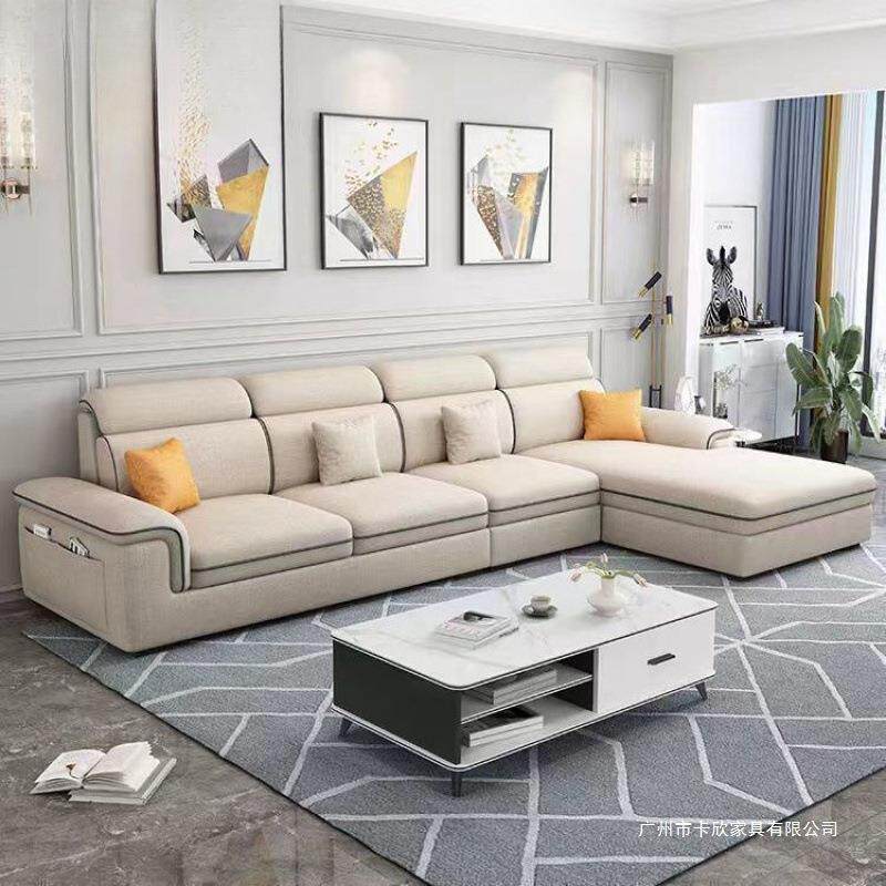 2025款沙发现代简约客厅布艺沙发大小户型公寓组合猫爪科技布沙发