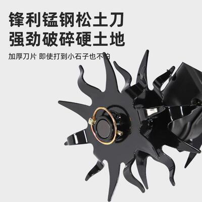 新款工锂电微耕小型用电动松土机农犁地OZZ机刨地挖地农机业具