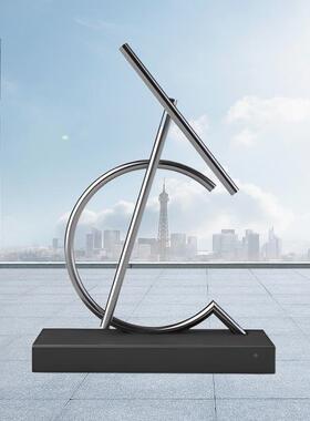 磁浮混沌摆00摆钢机铁侠混沌摆永动件高档创意商务礼品家悬居室内