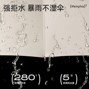 TIME&LOgVER太麻里长柄伞超大抗风自动雨伞女晴雨两用伞加固加