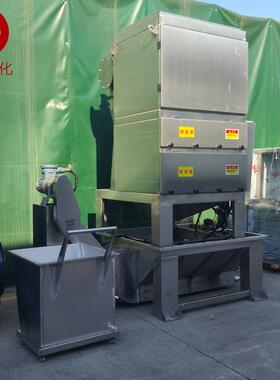 丘文里湿式淋除尘器109不锈钢抛水光帘喷粉尘净化文丘里除尘器