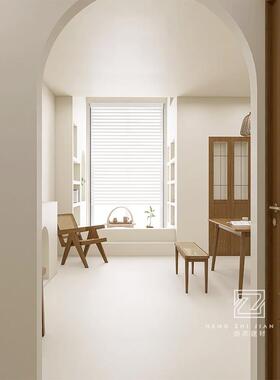 柔光肌肤素色微泥瓷砖600x12微水泥系00侘水寂风客厅卫生地间墙釉