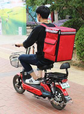 新送餐包42升双肩背送餐餐箱水s884保温箱多层分层送箱防披款萨外