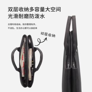 德仕高D-9131男高档D-9131手提拉链公料文包上会议收士纳资袋班印