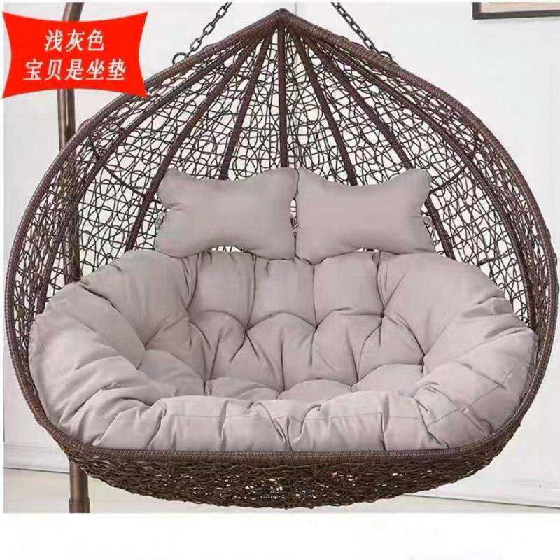 吊篮坐垫秋千坐垫单人双人摇篮藤椅布垫吊篮换洗布套吊椅拆洗坐