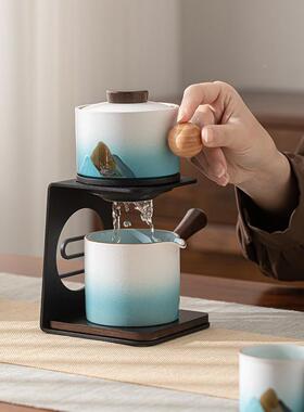 202新款远懒人泡茶功神器夫茶具套装家山66927用自动泡5茶壶轻奢