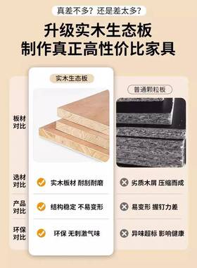 my代电视机柜茶几合小户柜型白AE68色极简地简约现实组木落地电视