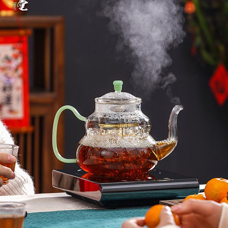 德铭堂电陶瓷炉茶壶茶壶全套玻璃壶茶炉小电炉2025新家用