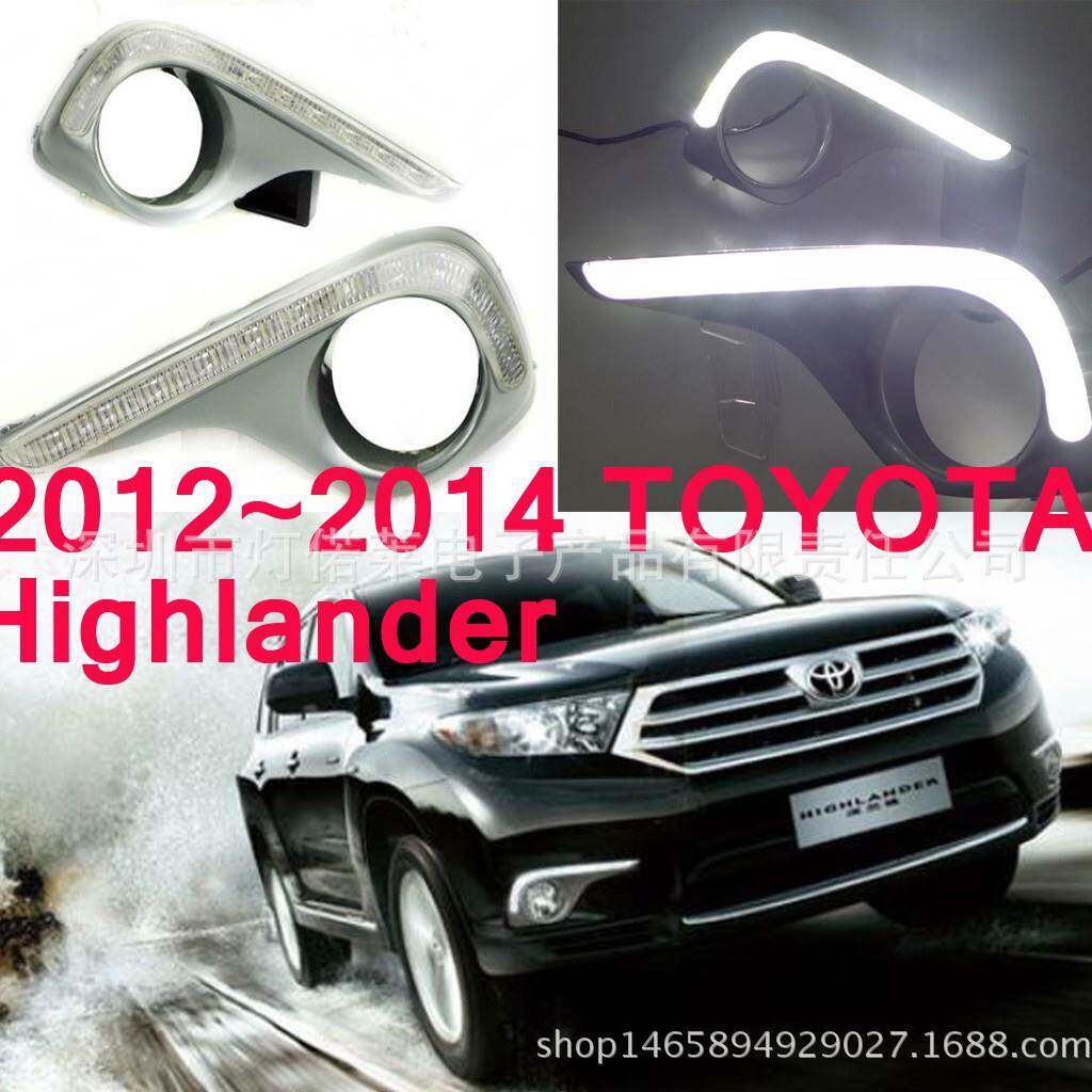 适用于丰田汉兰达日行灯LED大灯前照灯大灯汉兰达雾灯2012~2014