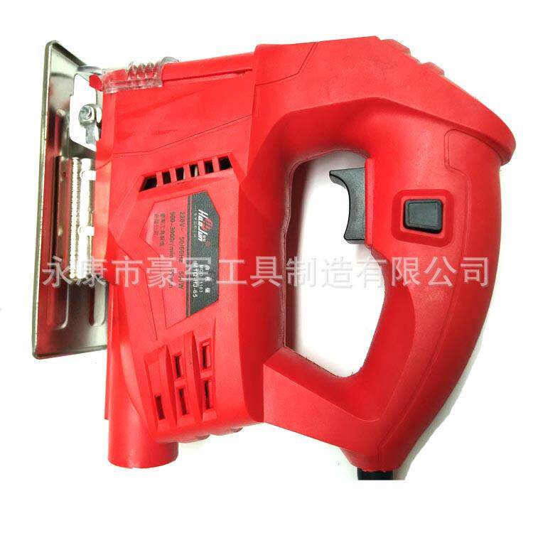 家用型电动木工工具小型电锯曲线锯零售55型塑体全铜