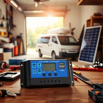 太阳能板套件12VUSB输出带控制器太阳能电池板用于汽车游艇