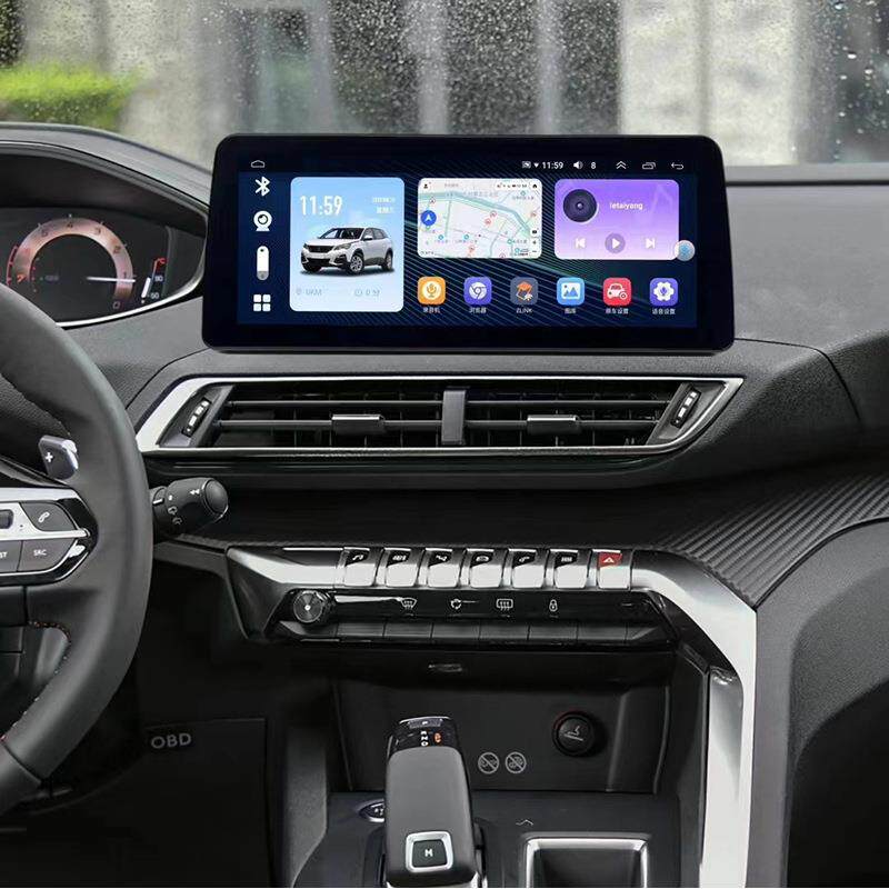 适用Peugeot标致4008/5008导航车机中控大屏安卓12.3寸车载导航仪