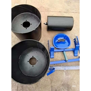 手扶拖拉机压地滚子镇压轮草坪压轮滚筒平地轮小麦田压地轮镇压器