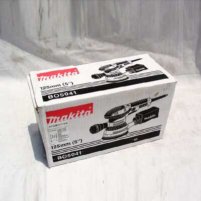 makita牧田BO5041家具木材平板式砂光机木工砂磨机砂纸机圆盘打磨