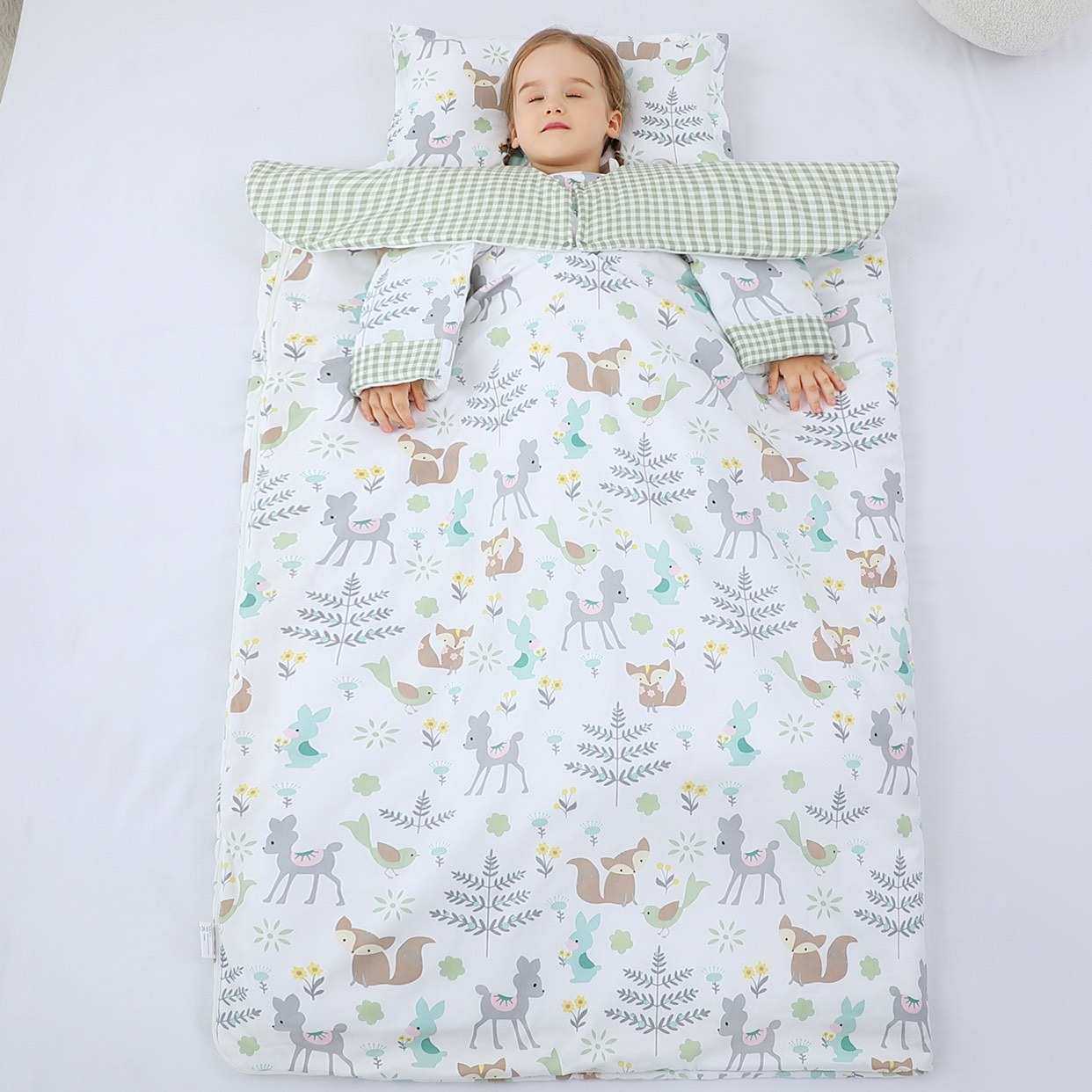 儿童睡袋a类春秋款恒温加厚款宝宝四季通用纯棉中大童防踢被神器