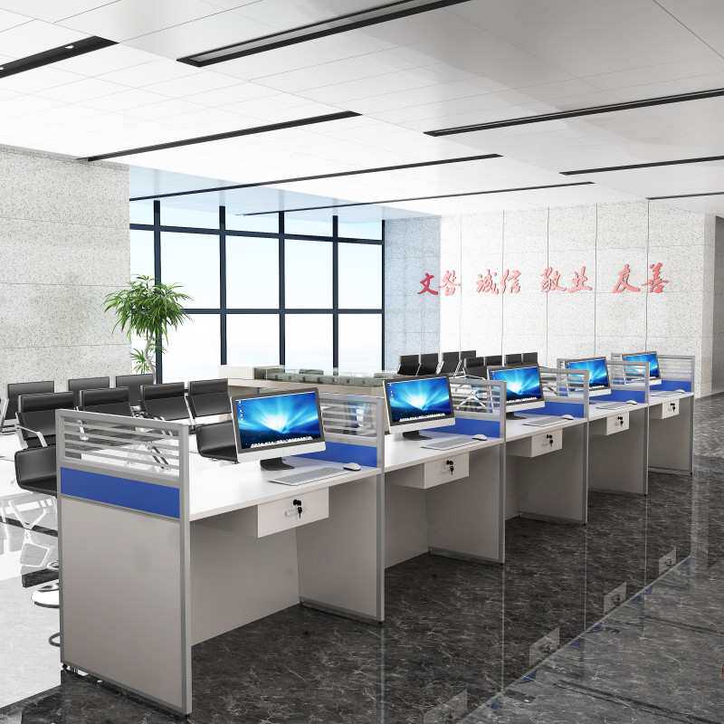 银行受理柜台4S店金融房产桌中介公司签约填单吧台接待前台办公桌