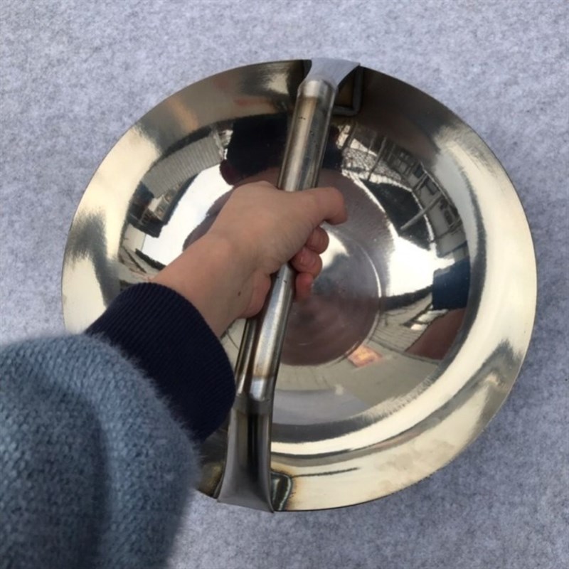 不锈钢水瓢加厚大号圆形提手豆腐瓢商用水勺厨房家用豆脑豆浆泼瓢